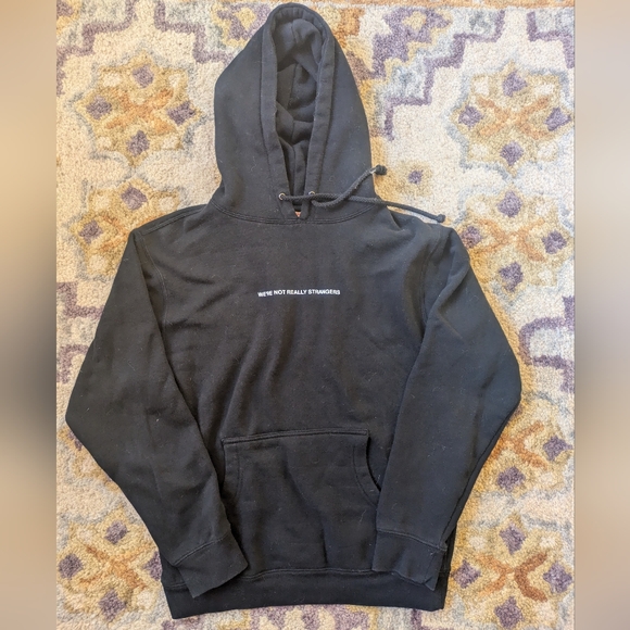 We’re Not Really Strangers WNRS Logo Hoodie Sweater M - Picture 2 of 7